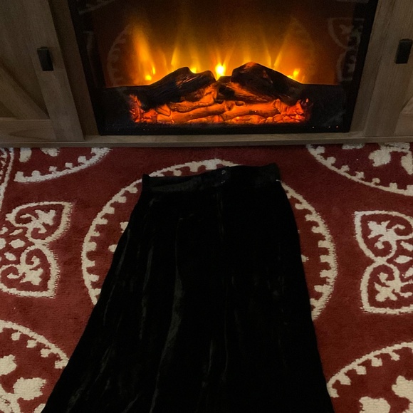 Vintage 1970’s Alex Colman Bohemian Baddie Crushed Velvet flare pants - Picture 14 of 15